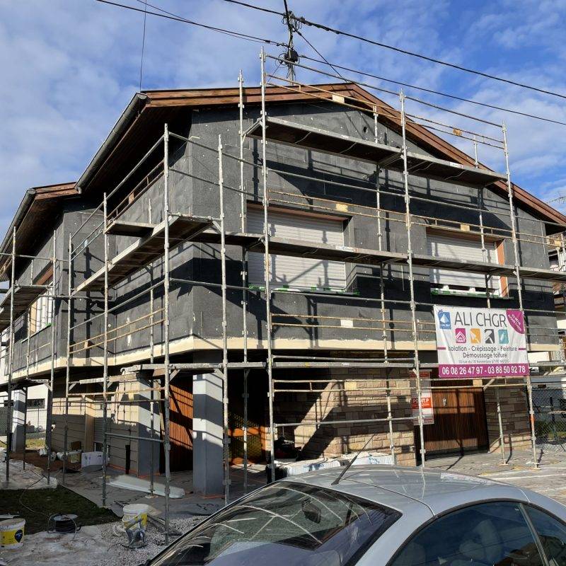 Isolation extérieur à Mutzig Hœœnheim 1