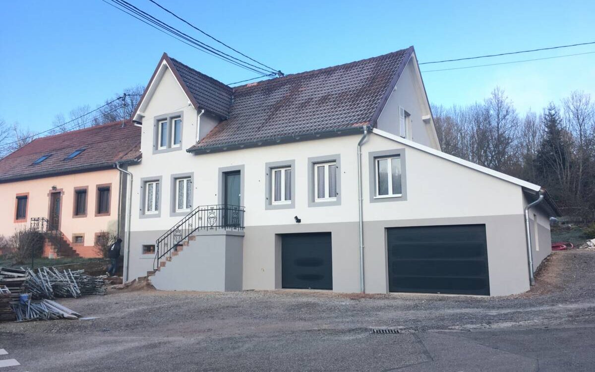 Crépissage à Urmatt Illkirch-Graffenstaden