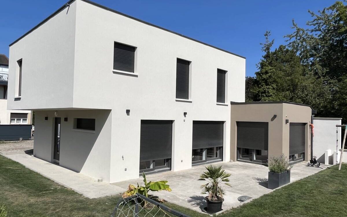 Crépissage réalisé à Dorlisheim Sélestat